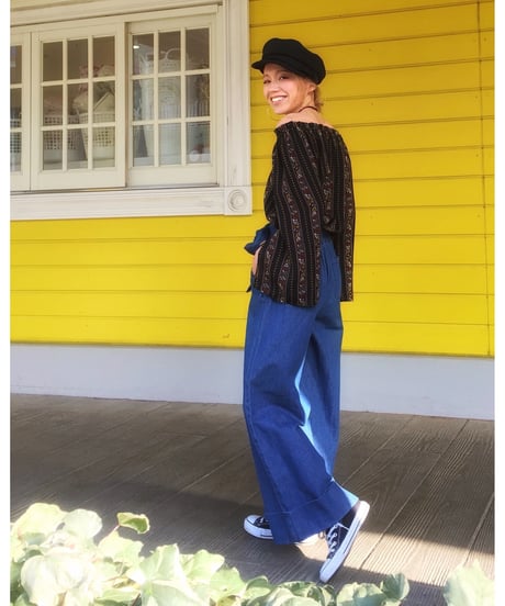 DENIM RIBBON WIDE PT