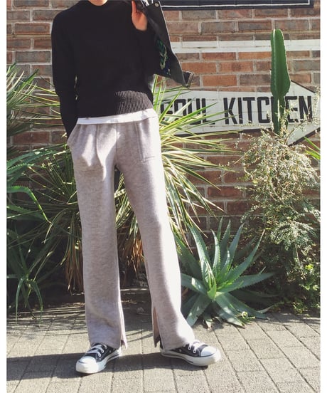 SLIT KNIT PT