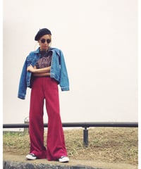 CORDUROY WIDE PT(ベルト付き)