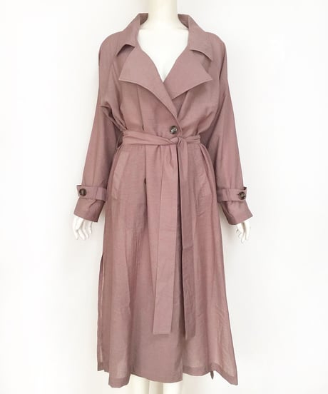 SHEER TRENCH COAT