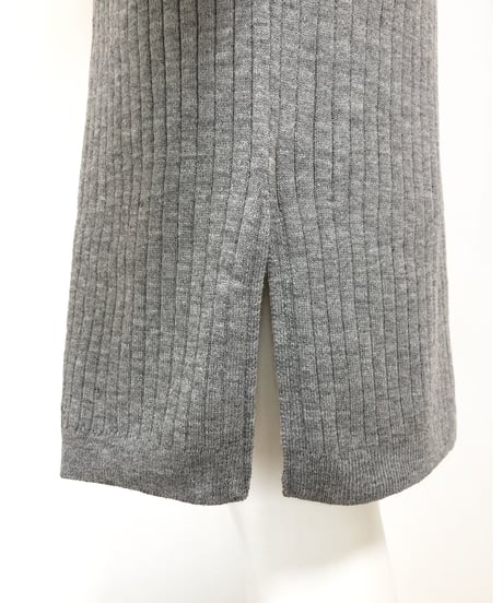 V/N RIB KNIT OP