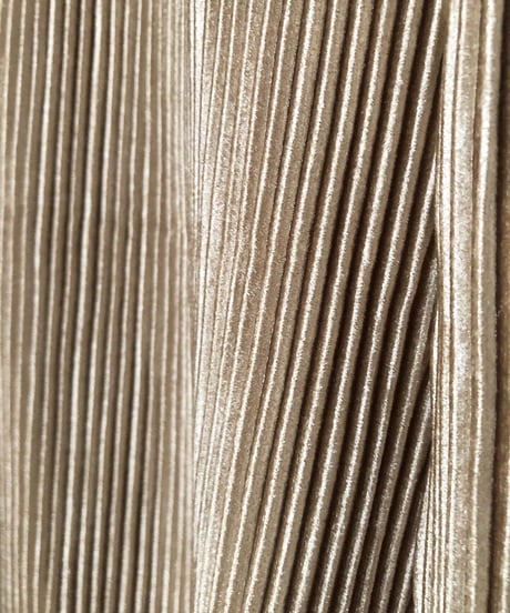 VELOUR PLEATED PT