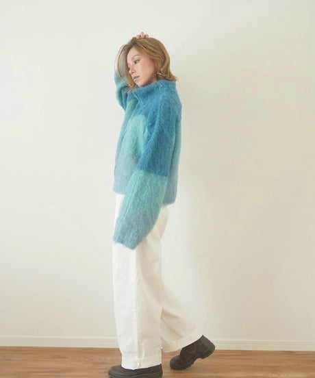 SHAGGY KNIT BLOUSON