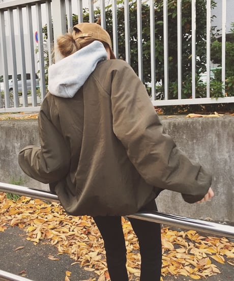 REVERSIBLE BLOUSON(BLACK)
