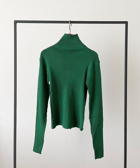 HIGH NECK RIB TOPS