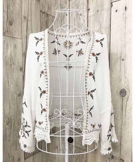 EMBROIDERY CARDIGAN