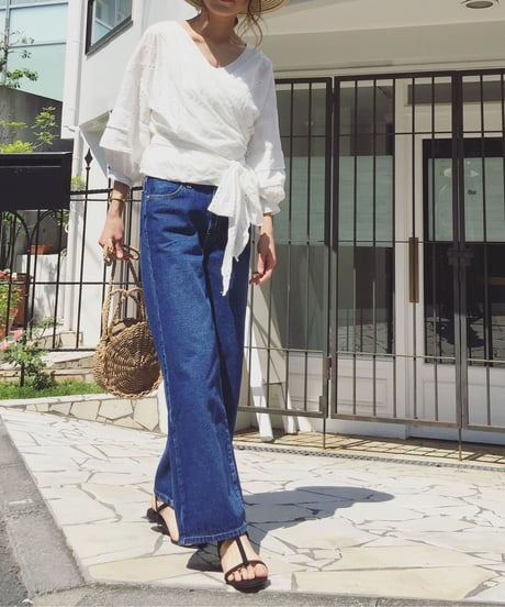 DENIM  WIDE PT