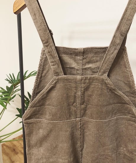 CORDUROY OVERALL