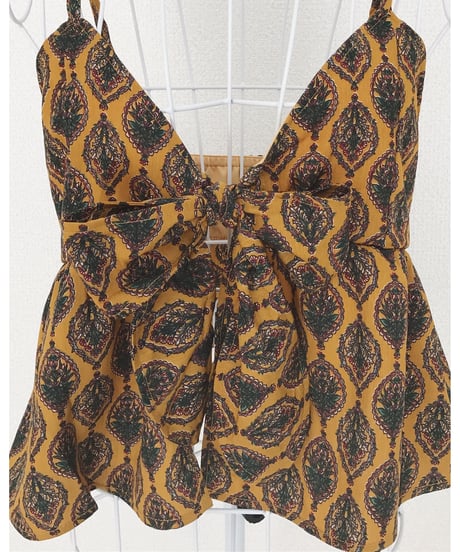 FRONT RIBBON CAMISOLE