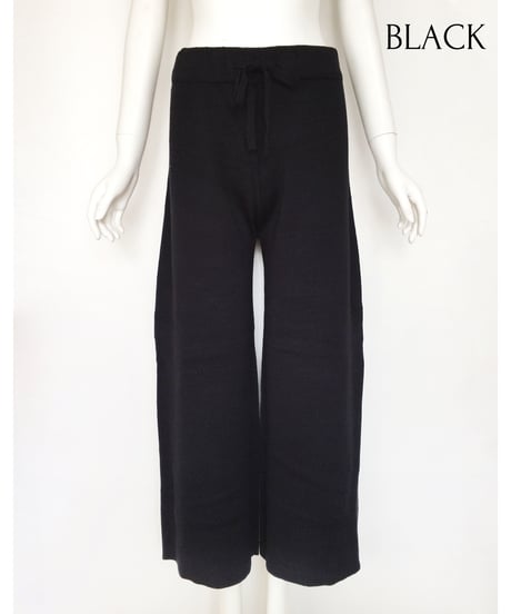 RIB KNIT WIDE PT