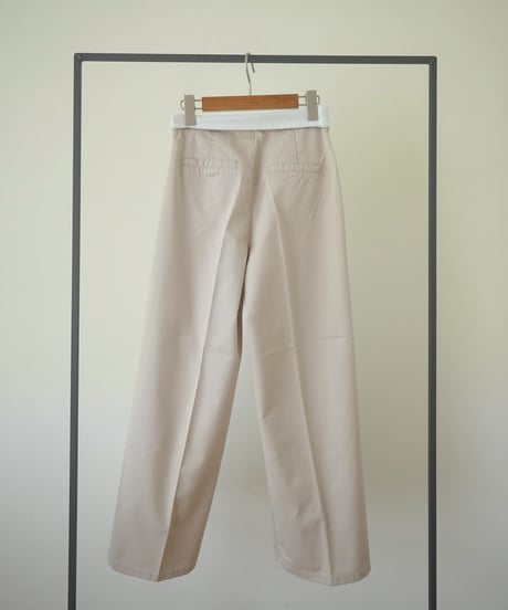 ASYMMETRY BELT SLACKS