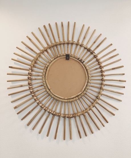 RATTAN WALL MIRROR