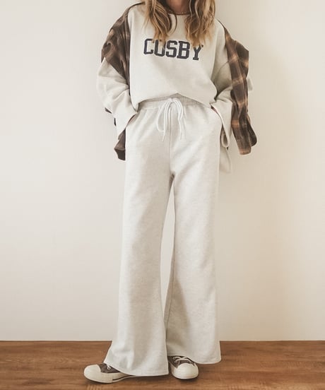 SWEAT FLARE PANTS