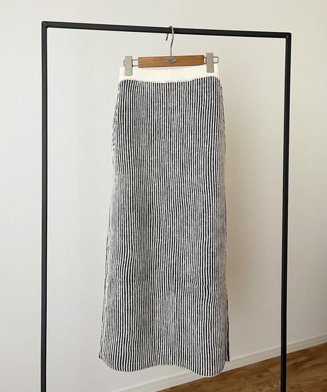 RIB KNIT SKIRT