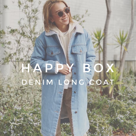 HAPPY BOX(DENIM LONG COAT)