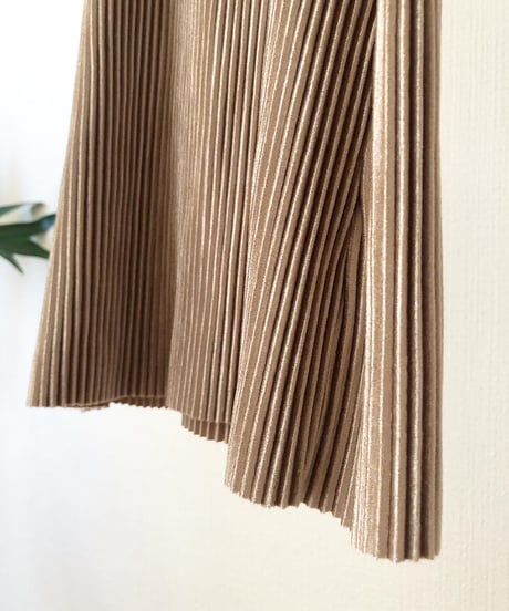 VELOUR PLEATED PT