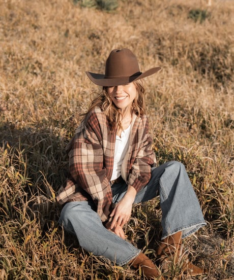 EVERYDAY CHECK OVERSHIRT - BROWN