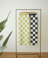 CHECKER NARROW SKIRT