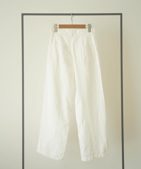 TWILL TUCK PANTS