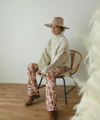 CHENILLE CABLE KNIT