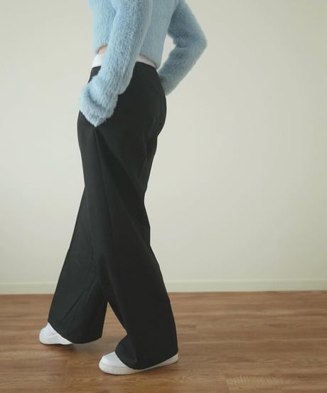 ASYMMETRY BELT SLACKS