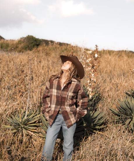 EVERYDAY CHECK OVERSHIRT - BROWN