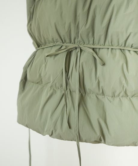 DRAWSTRING PUFF VEST