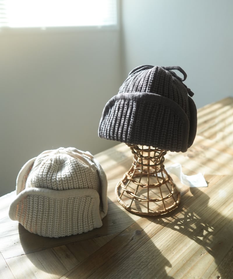 RIB KNIT FLIGHT CAP | Sun Vivian