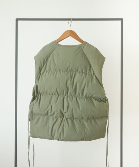 DRAWSTRING PUFF VEST