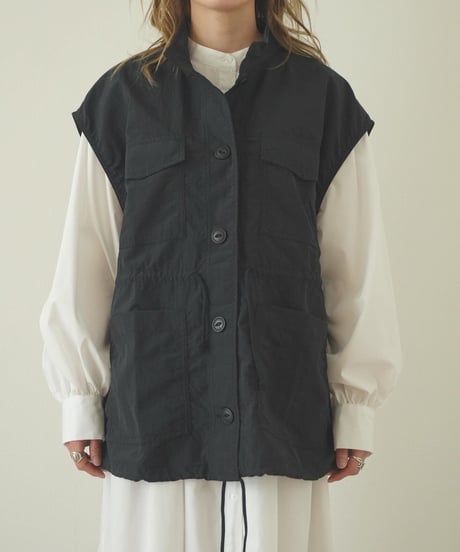 STAND COLLAR VEST