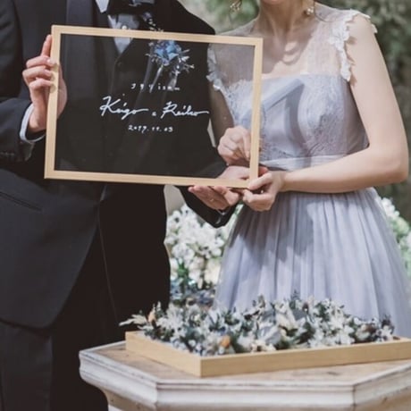 wedding : 結婚証明 & ウエルカムボード  -L size-
