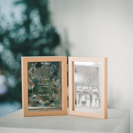 wedding贈呈品 :  flower sand -double-