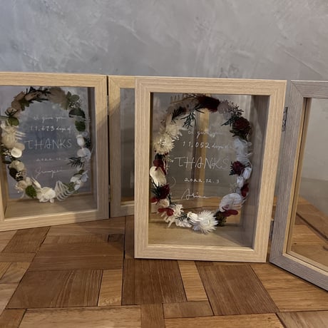 wedding贈呈品 :  flower sand -double-