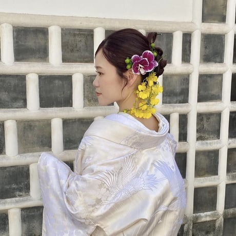 配送 / 生花アソート ヘア飾り用
