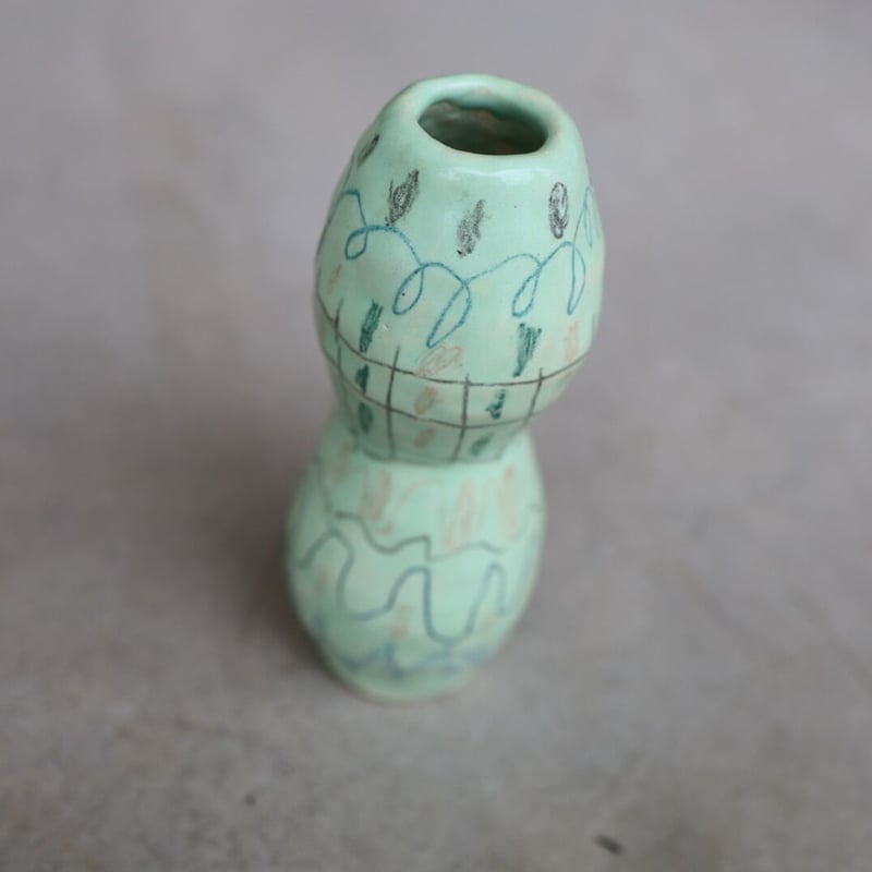 【本物】くっきー！ご本人手作り “指花” 陶器 本物】くっきー！ご本人手作り “指花” 陶器 本物】くっきー！ご