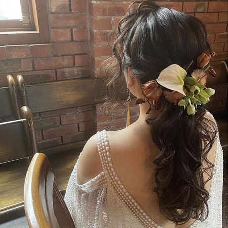 配送 / 生花アソート ヘア飾り用