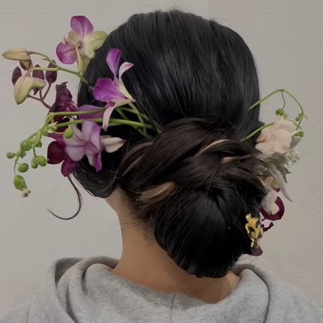 配送 / 生花アソート ヘア飾り用