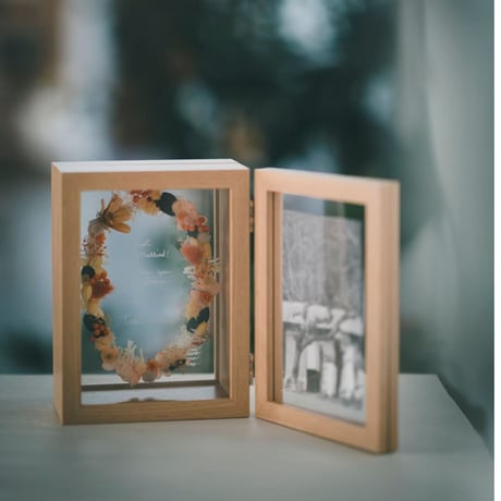 wedding贈呈品 :  flower sand -double-