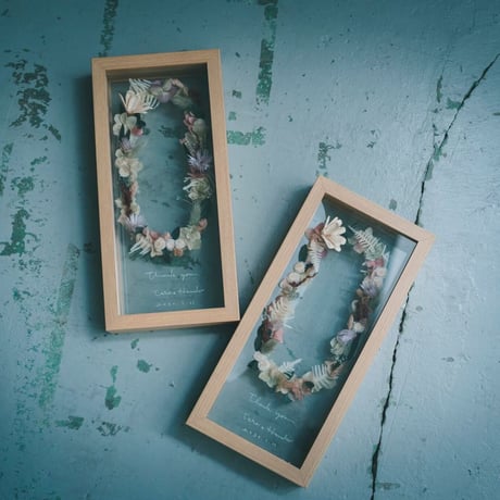 wedding贈呈品 :  flower sand -stand-