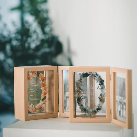 wedding贈呈品 :  flower sand -double-