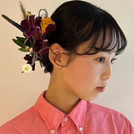 配送 / 生花アソート ヘア飾り用