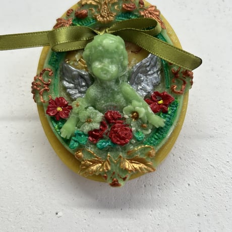 【檸檬はソワレ】Holiday Ornament 「Herb Ginger Cookie」／ Angel Window