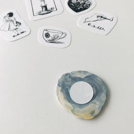 【ekot spectrum works/檸檬はソワレ】Original Wrapping Sticker Set (シール5枚+シーリングワックスステッカー1枚) ／A～H