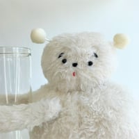 【tata】ハチのぬいぐるみ一輪挿し・アイボリー( A )