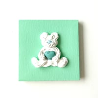 【猿田妃奈子】キャンバス作品「loving embrace」みどり
