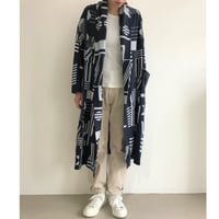 【sneeuw】 モンタージュプリントカーディガン