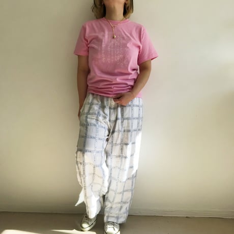 【スーパーハイパースペイシー】えみさんＴシャツ・ピンク（Ｍ／Ｌ）