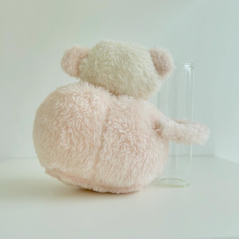 tata】くまのぬいぐるみ一輪挿し・ピンク×アイボリー | Gumee tata】くまのぬいぐるみ一輪挿し・ピンク×アイボリー | Gumee