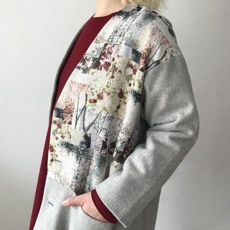 【sneeuw】ゴブランmixコート(サイズ1・レディースサイズ)