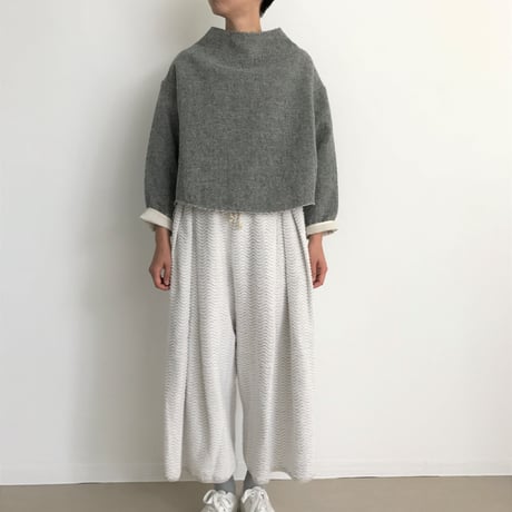 【sneeuw】 ハリスリバーシブルプルオーバー